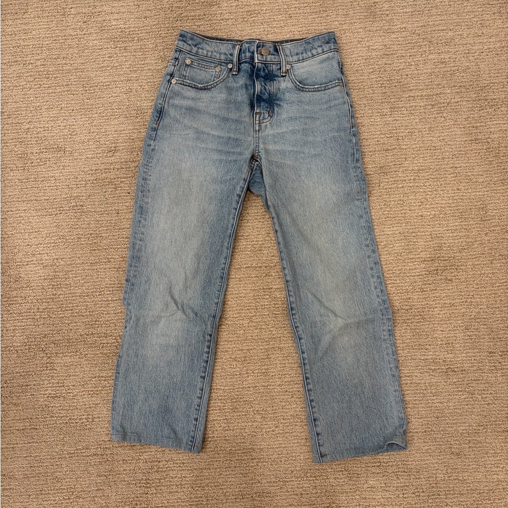 Madewell petite light wash jeans